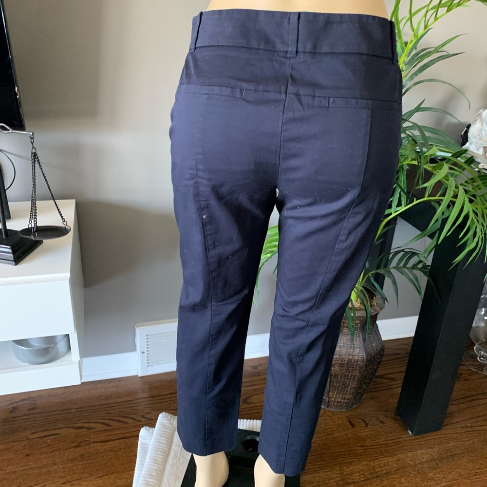 Ann Taylor Kate fit pants navy blue size 4 - Picture 3 of 10